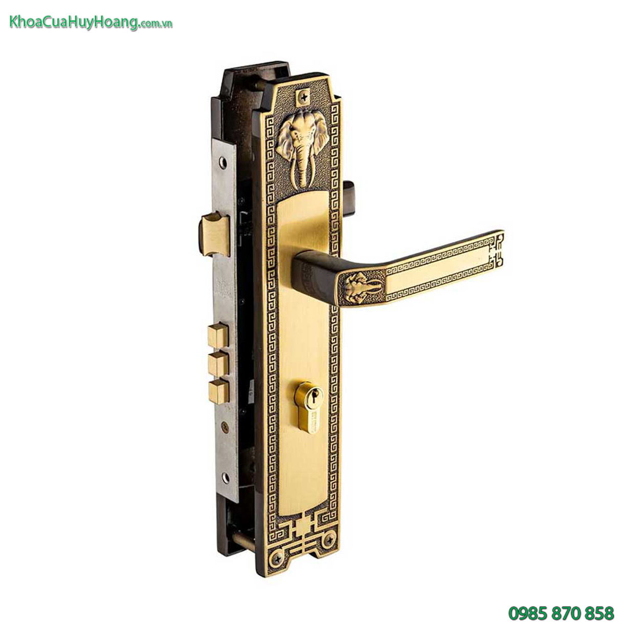 Khóa cửa đi bằng đồng cỡ đại TNHCR8528D