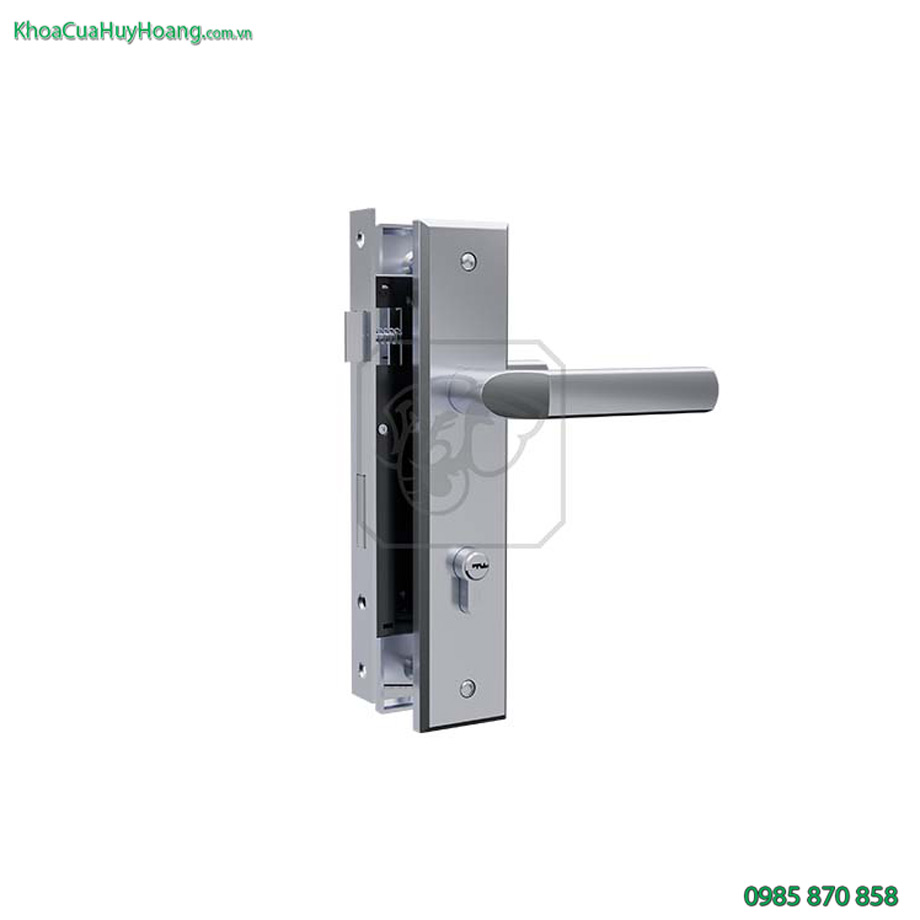 Khóa cửa đi con voi hợp kim điện zitan TNEX8533-ZTT