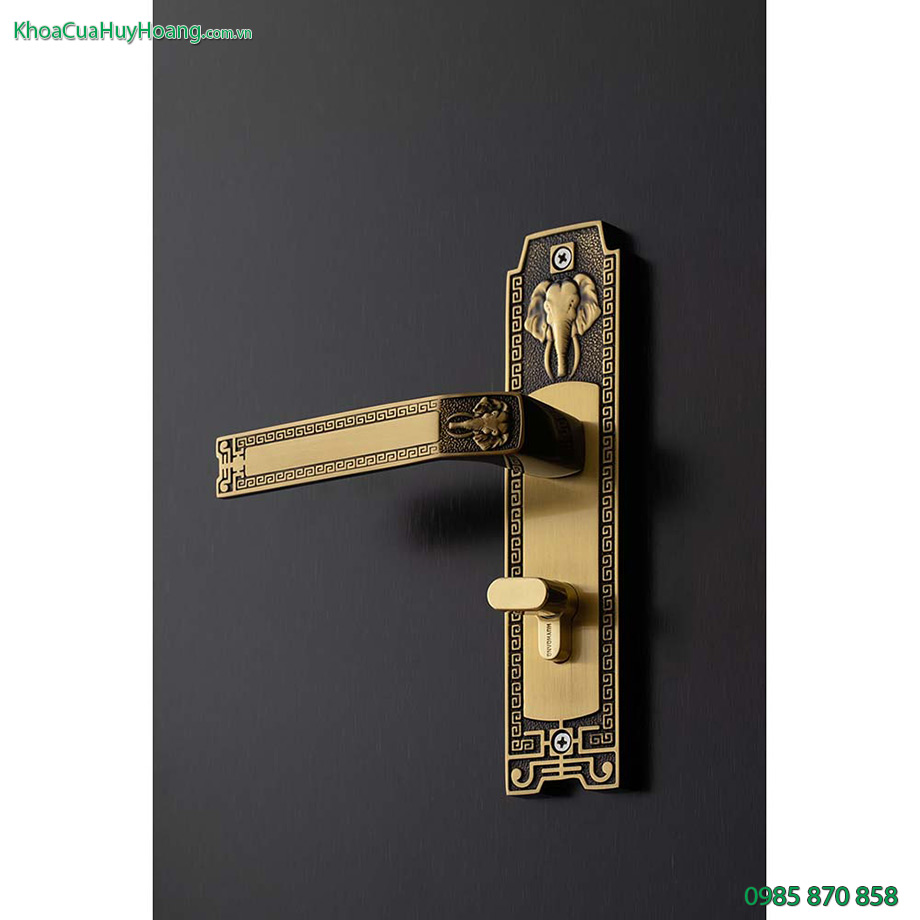 Khóa cửa thông phòng đồng rêu TNHCR5828