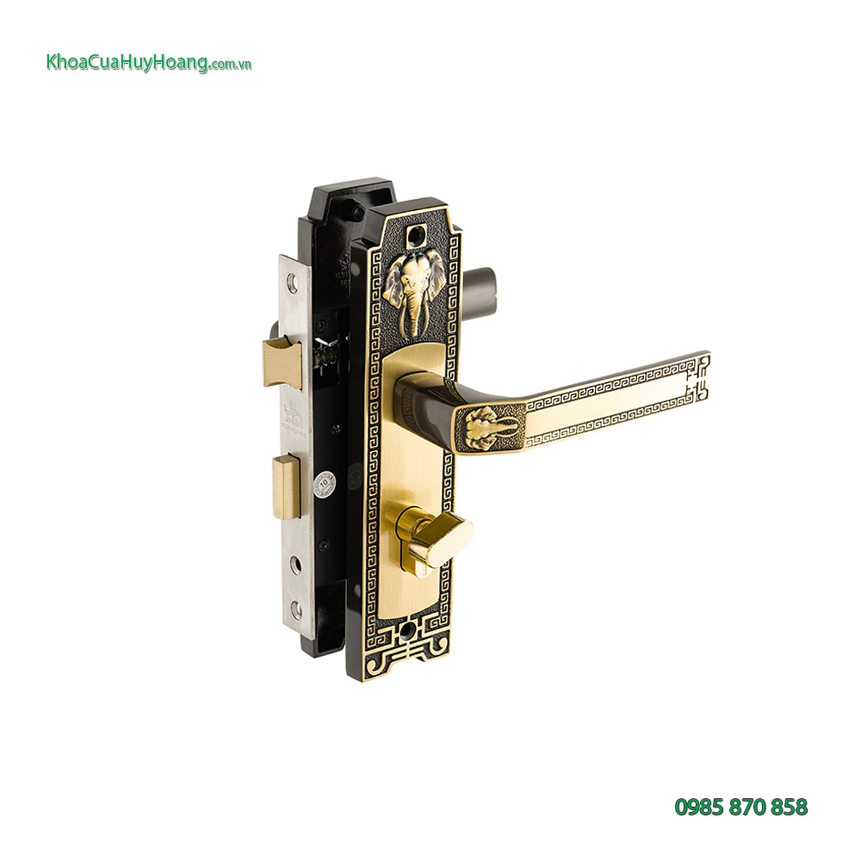 Khóa cửa thông phòng đồng rêu TNHCR5828