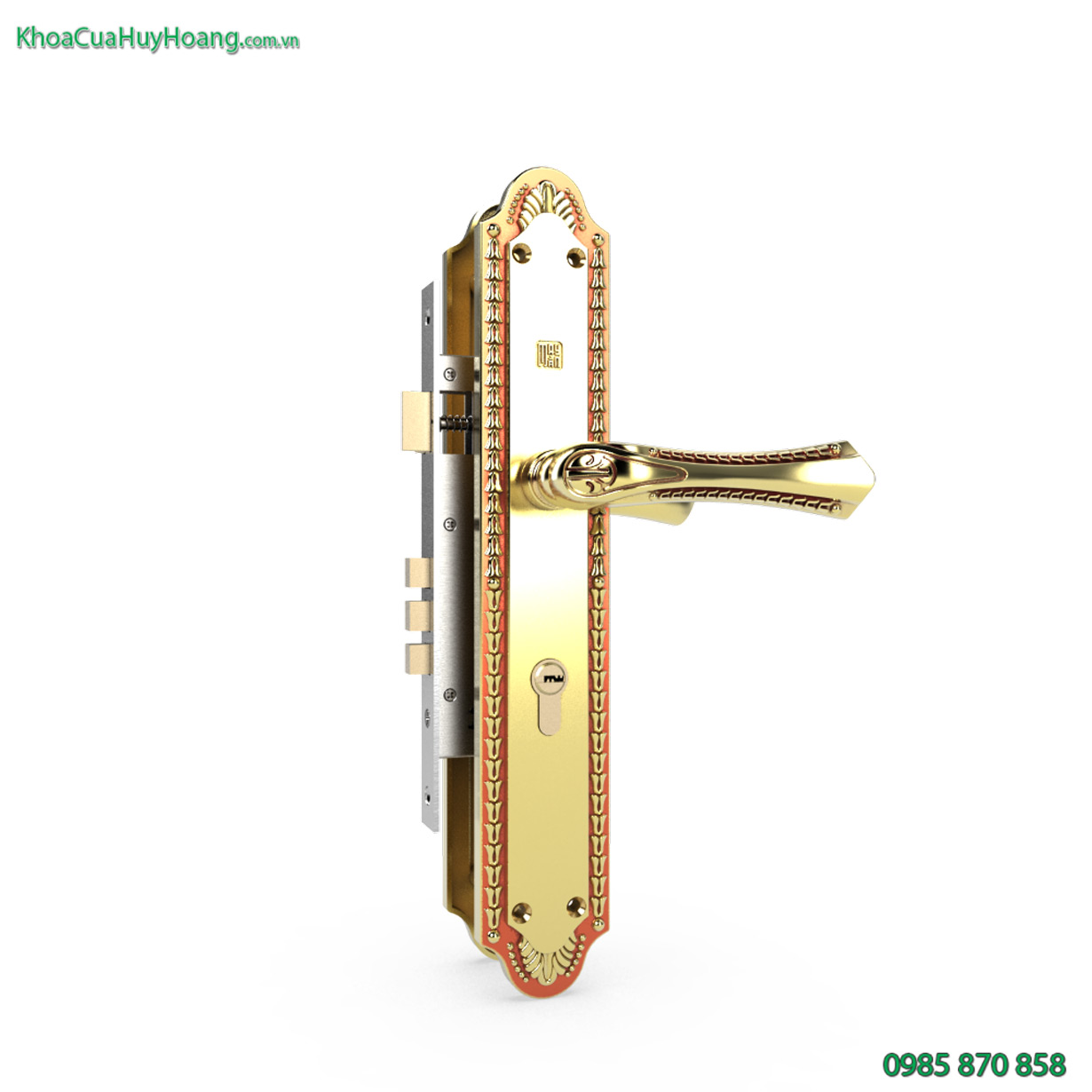Khóa đồng cửa chính cỡ đại TNHC8561D