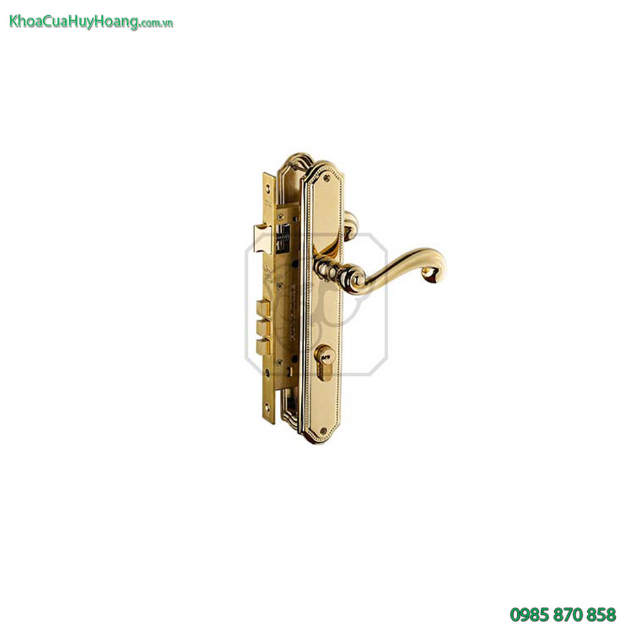 Khóa cửa chính bằng đồng Prince TNHC85P-PVDGO