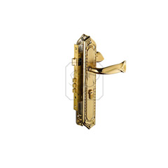 Khóa cửa chính bằng đồng Queen TNHC85Q-PVDGO
