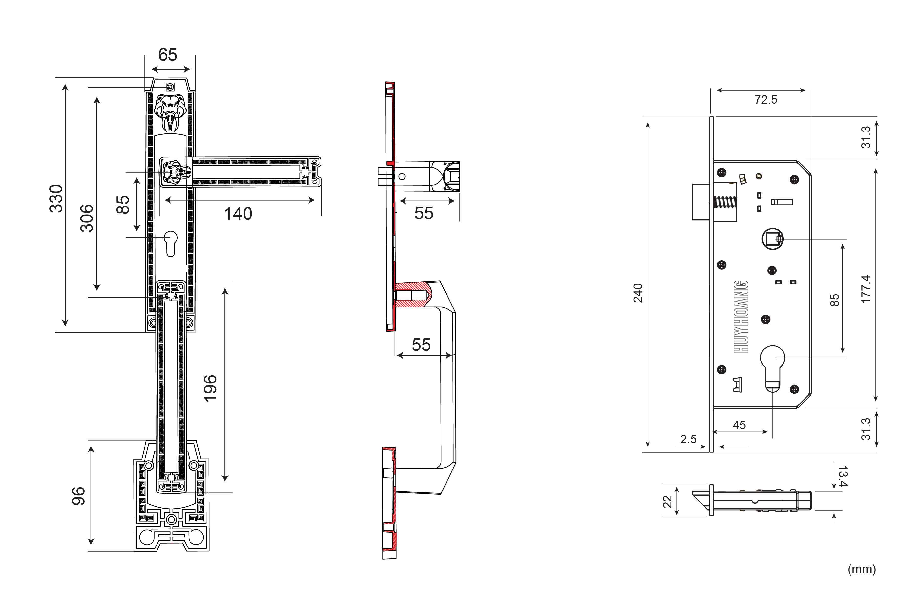 Khóa đồng đại sảnh TNHCP8528DS