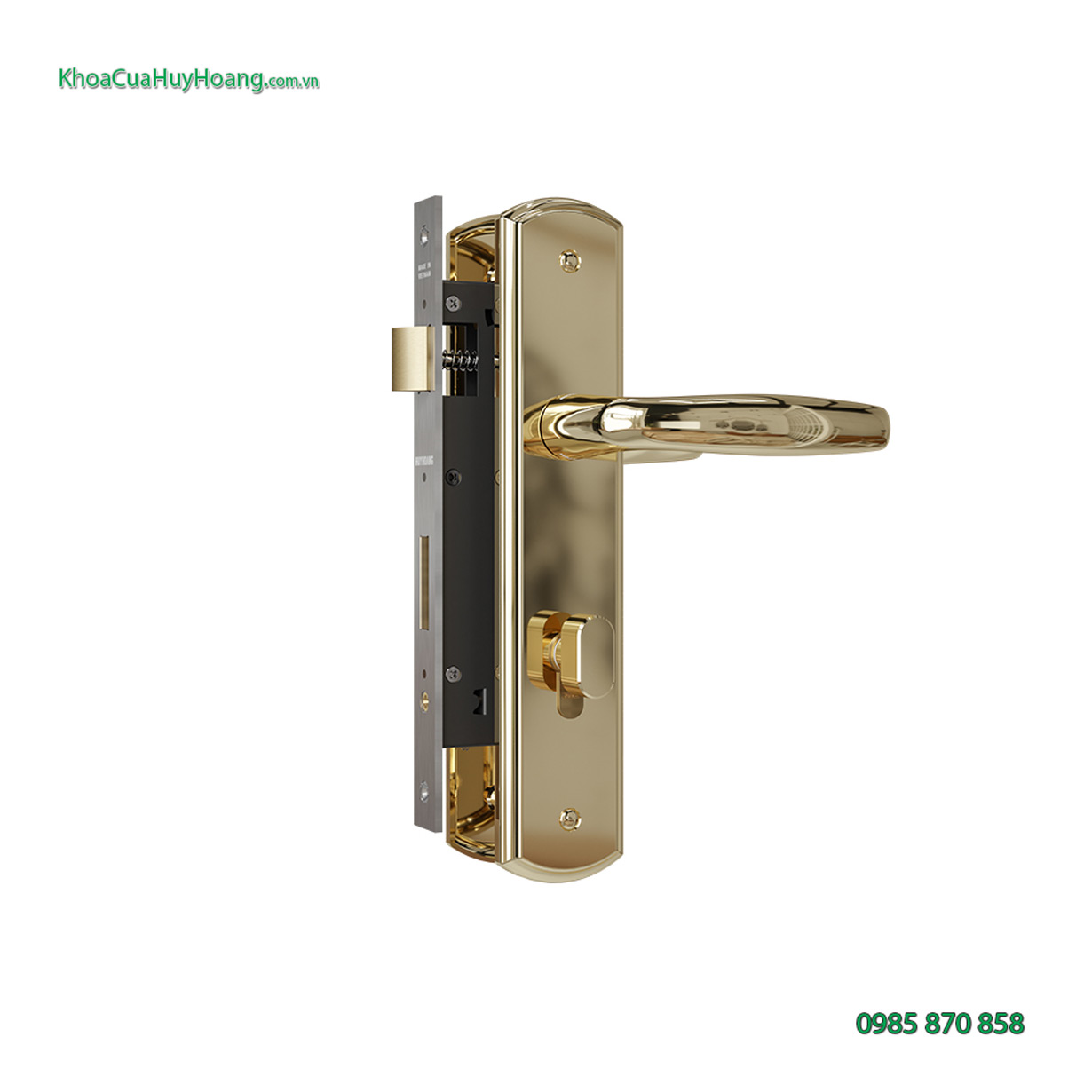 Khóa đồng mạ vàng gold TNHC8566-PVDGO