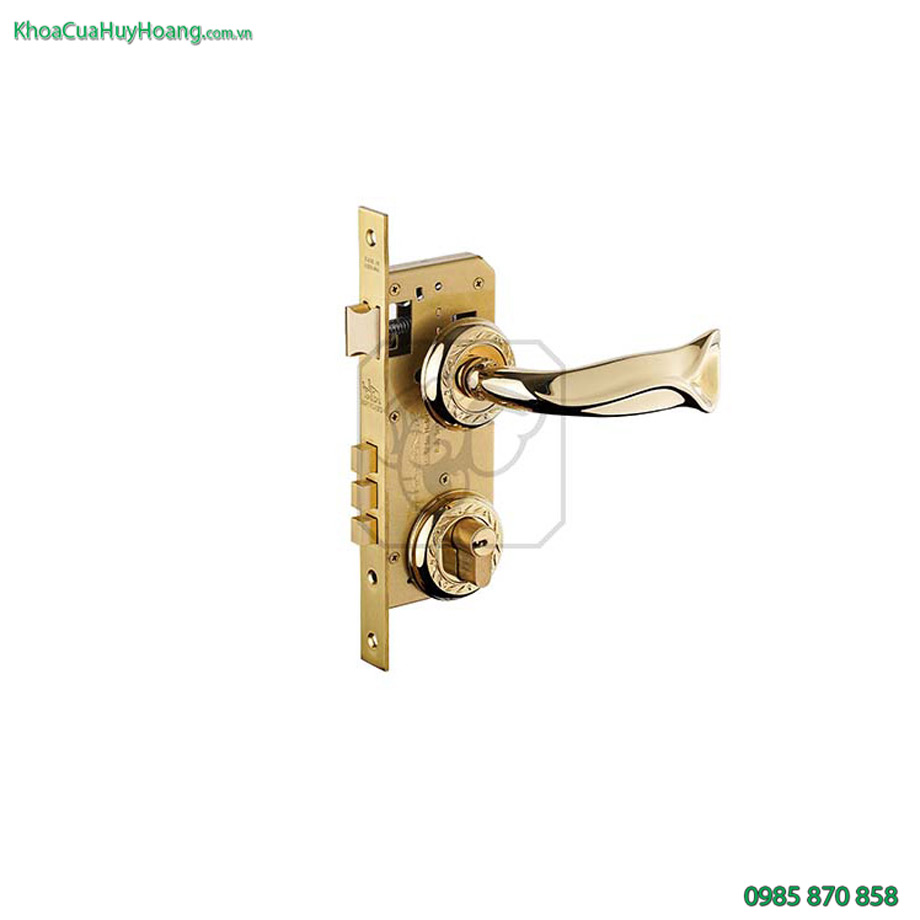 Khóa đồng phân thể cửa chính Queen TNPTHC85Q-PVDGO