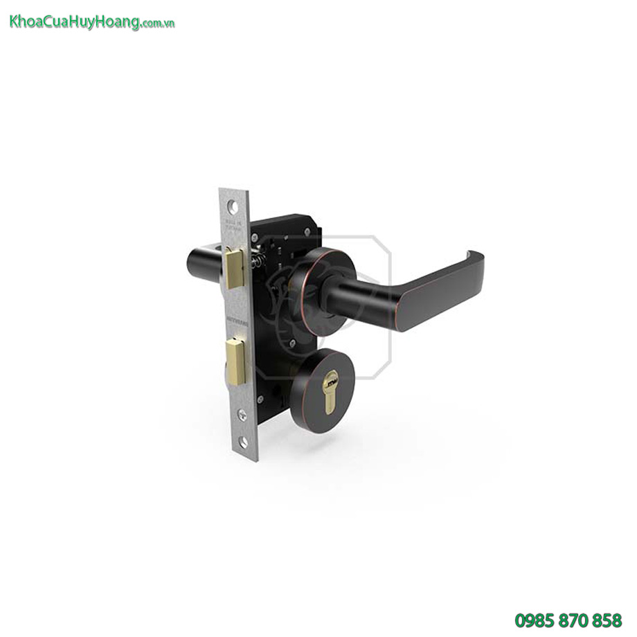 Khóa phân thể inox màu đen TNPTSS5810-ABC