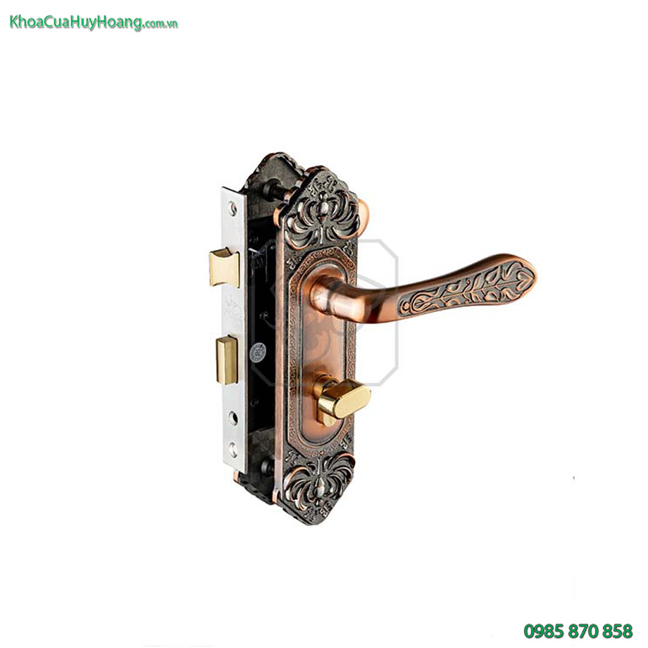Khóa thông phòng màu đồng giả cổ TNEX5815