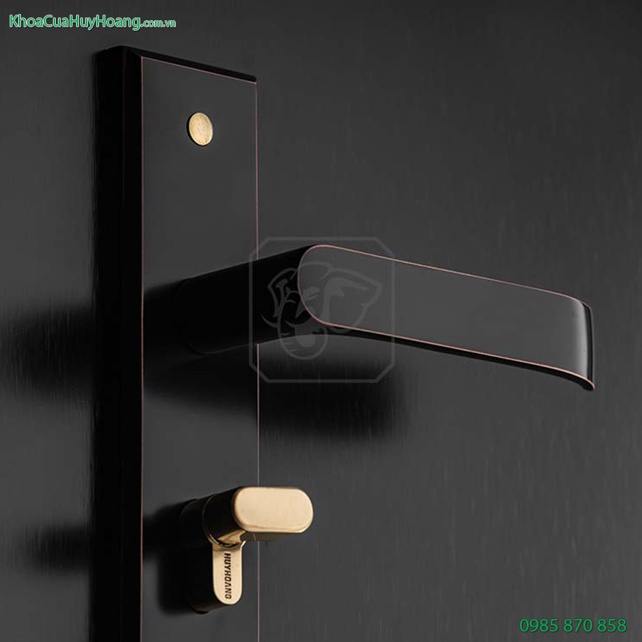 Khóa cửa thông phòng inox mạ đồng đen TNSS5810-ABC