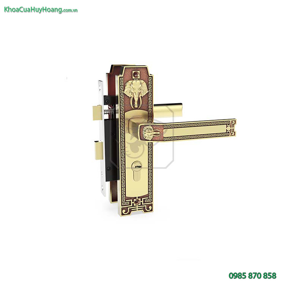 Khóa tay gạt bằng đồng cửa phòng TNHC5828